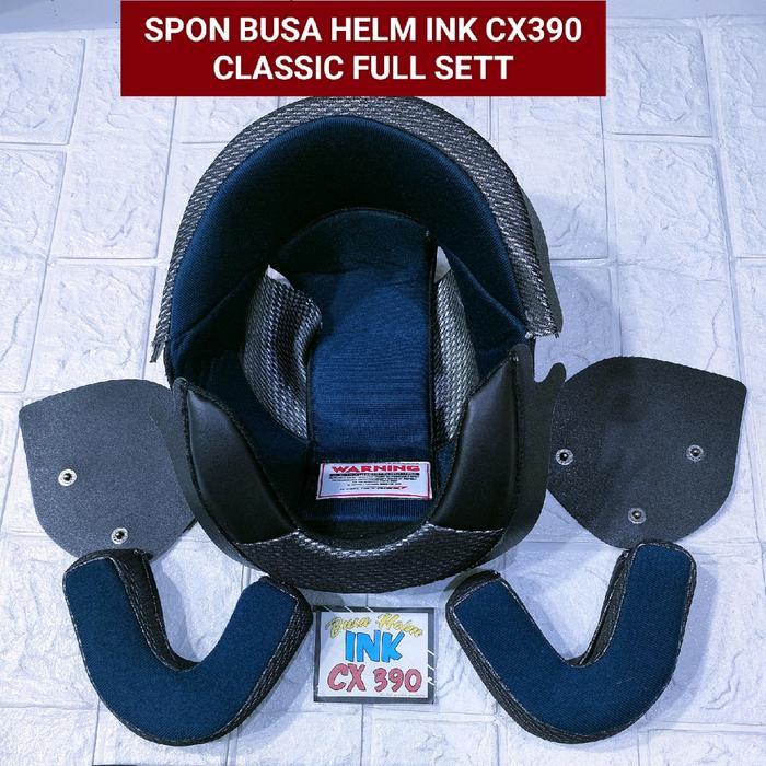 BUSA SPON HELM INK CLASSIC INK CX390 INK BATMAN FULL SETT BUSA HELM MOTORCYCLE
