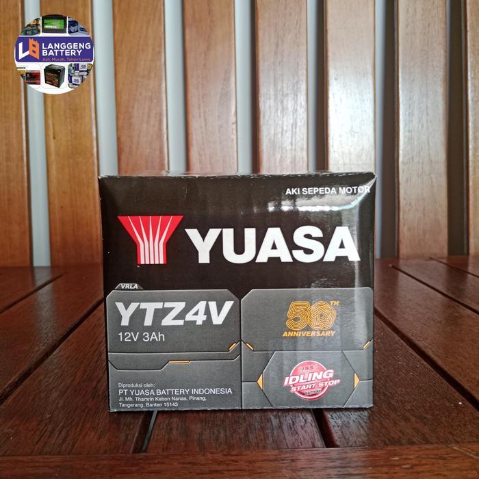 Aki Motor Yamaha Fino, Mio Soul, Soul Gt, Mio Z Ytz4V Yuasa Aki Kering