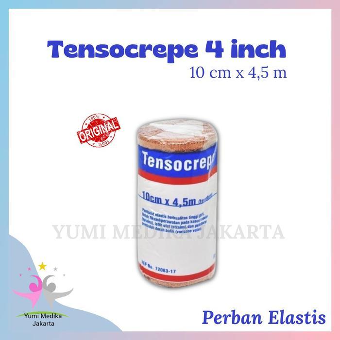 Sedia BSN Tensocrepe Perban Elastis/Verban ROLL-PERBAN COKLAT -VERBAN 4 inch