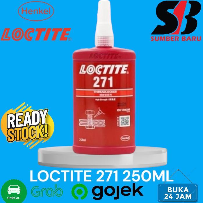 Stok Baru LEM BAUT LOCTITE 271 250ML - LEM ULIN BAUT LOCTITE 271 250 ML