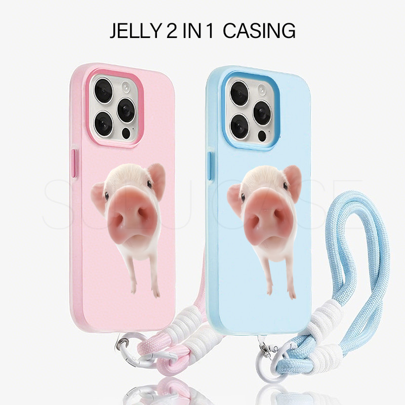 Cote Pig Terbaru Couple Jelly Color 2 In 1 Case Vivo Y11d Y31d Y11d V70 Fe Y05 V60 Lite 4G 5G Y29 5G