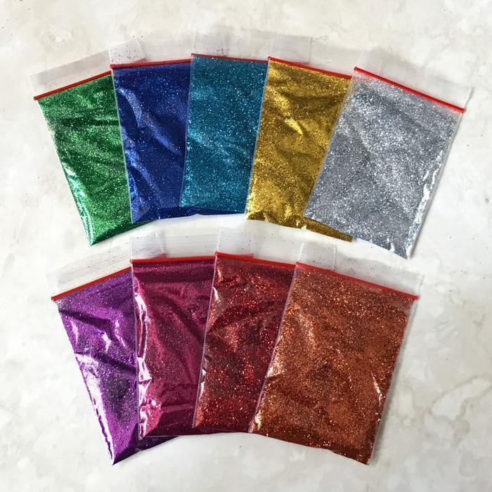 BUBUK GLITTER GLITER WARNA WARNI GR