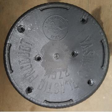 Premium Pot Bunga / Pot Karet 42 Hitam [Pot Karet Lebih Kuat Dri Pot Plastik] Original