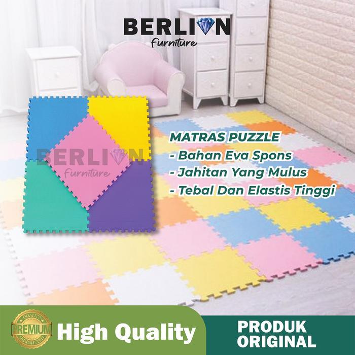 Terlaris Matras Gambar Hewan 30X30 Tebal 2 / Mainan Edukasi / Puzzle Lantai / Matras Puzzle /