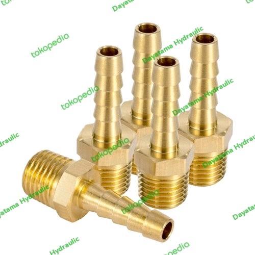 HOSE NEPEL/NEPEL SELANG KUNINGAN SELANG 1" INCH DRAT LUAR 1" INCH