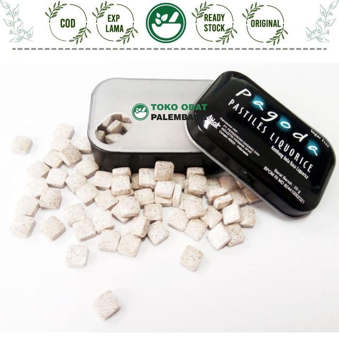 "New" PAGODA PASTILES LIQUORICE SUGAR FREE LIQORICE PERMEN BATUK