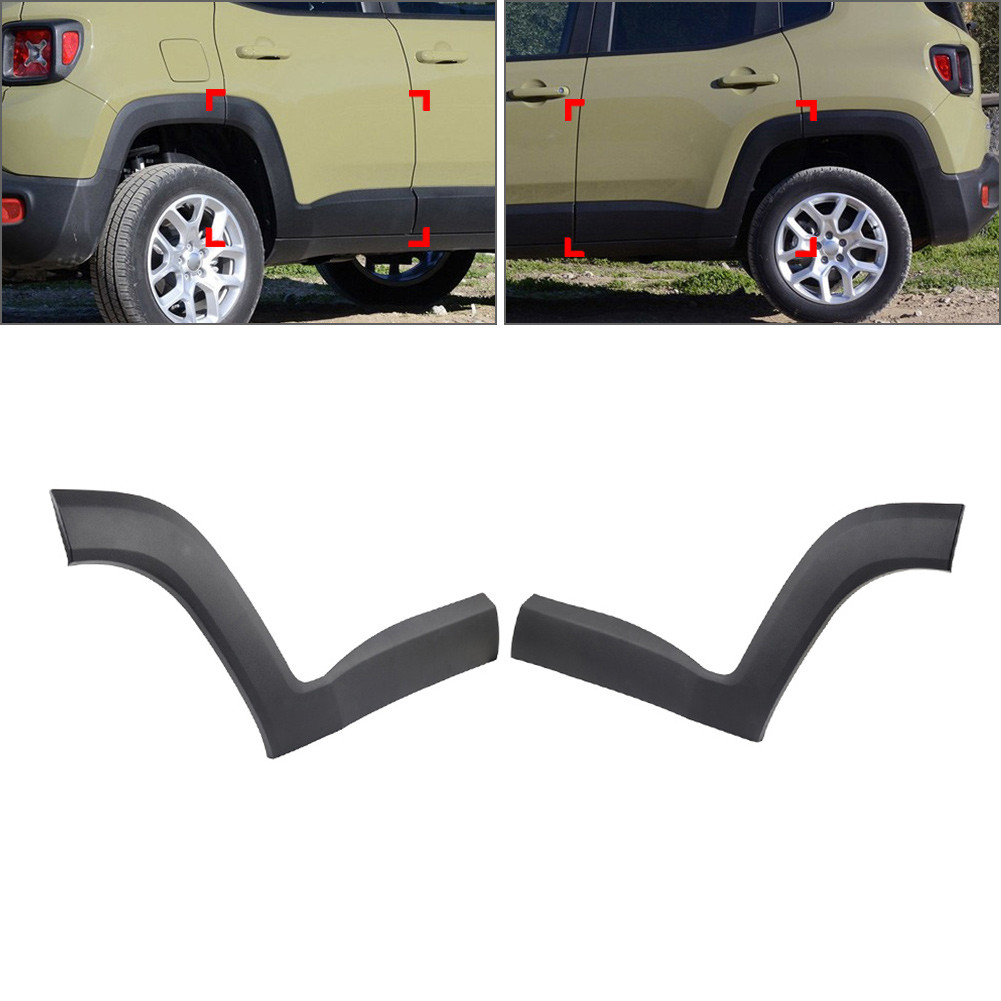 1Pc 5Vx87Lxhaa 5Vx88Lxhaa Car Rear Door Side Molding Trim Door Protective Panel For Jeep Renegade