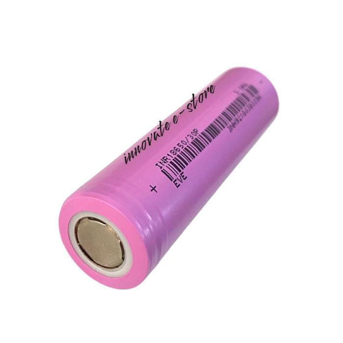 TERLARIS BATTERY 18650 EVE 3.7V 3000MAH 30P HIGH DRAIN DISCHARGE 30A BARU ORIGINAL SALE