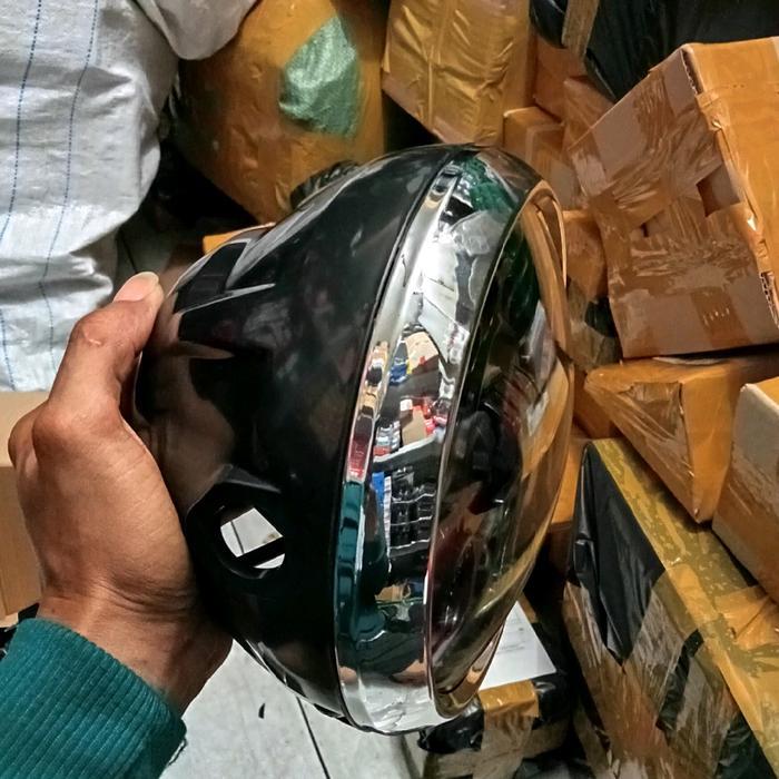 Terhemat Reflektor Lampu Depan Daymeker Led Bulat Rx King Dan Vixion Old 2007-2009 Set Batok Lampu