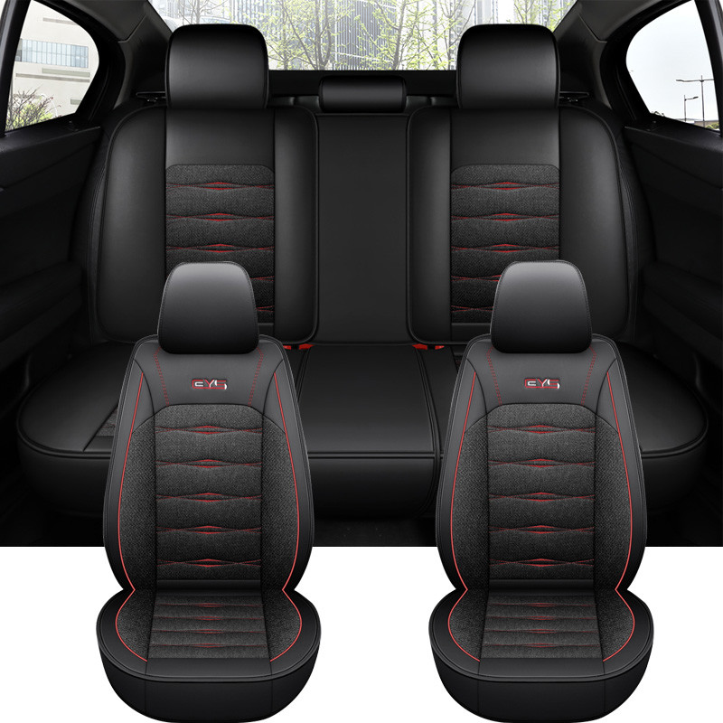 Aksesori Otomotif Sarung Jok Mobil untuk Chevrolet Sonic  X3 Nissan March Hyundai I10 Flax Universal