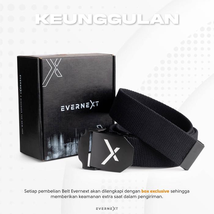 Gesper Pria Evernext Apparel Ikat Pinggang Pria Sabuk Canvas Pria Rocky Belt Pira Gesper Distro Pria
