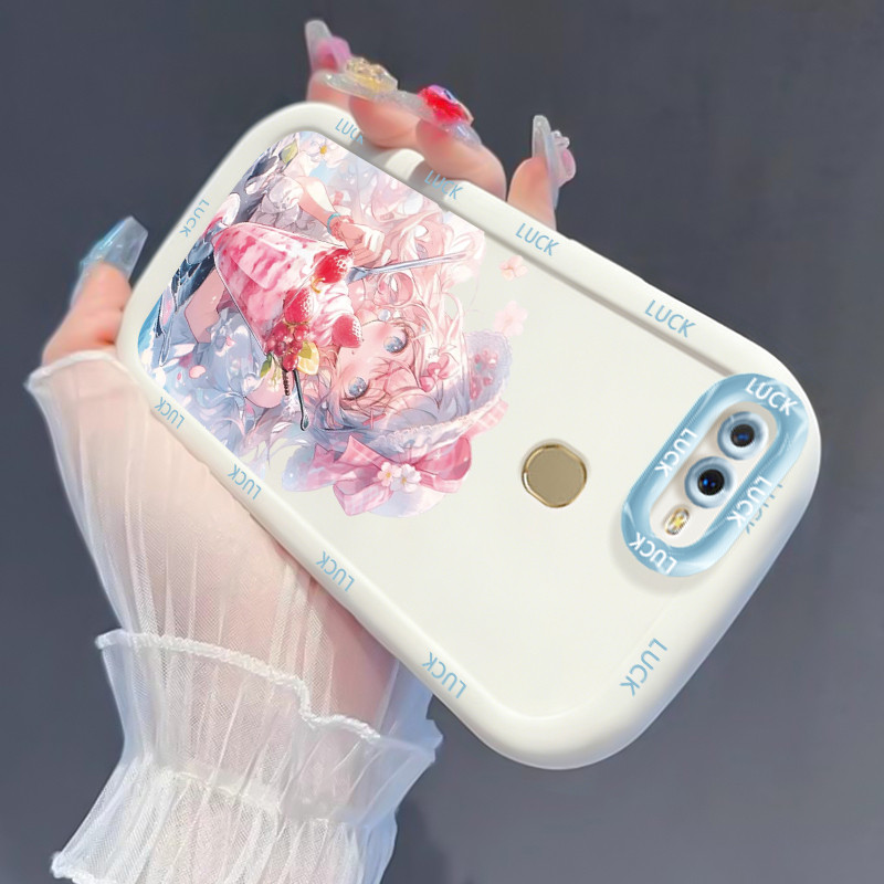 Casing Hp untuk OPPO A7 A5s A12 A12s A11K Case Beautiful anime girl Kasing silikon Cesing Originals 