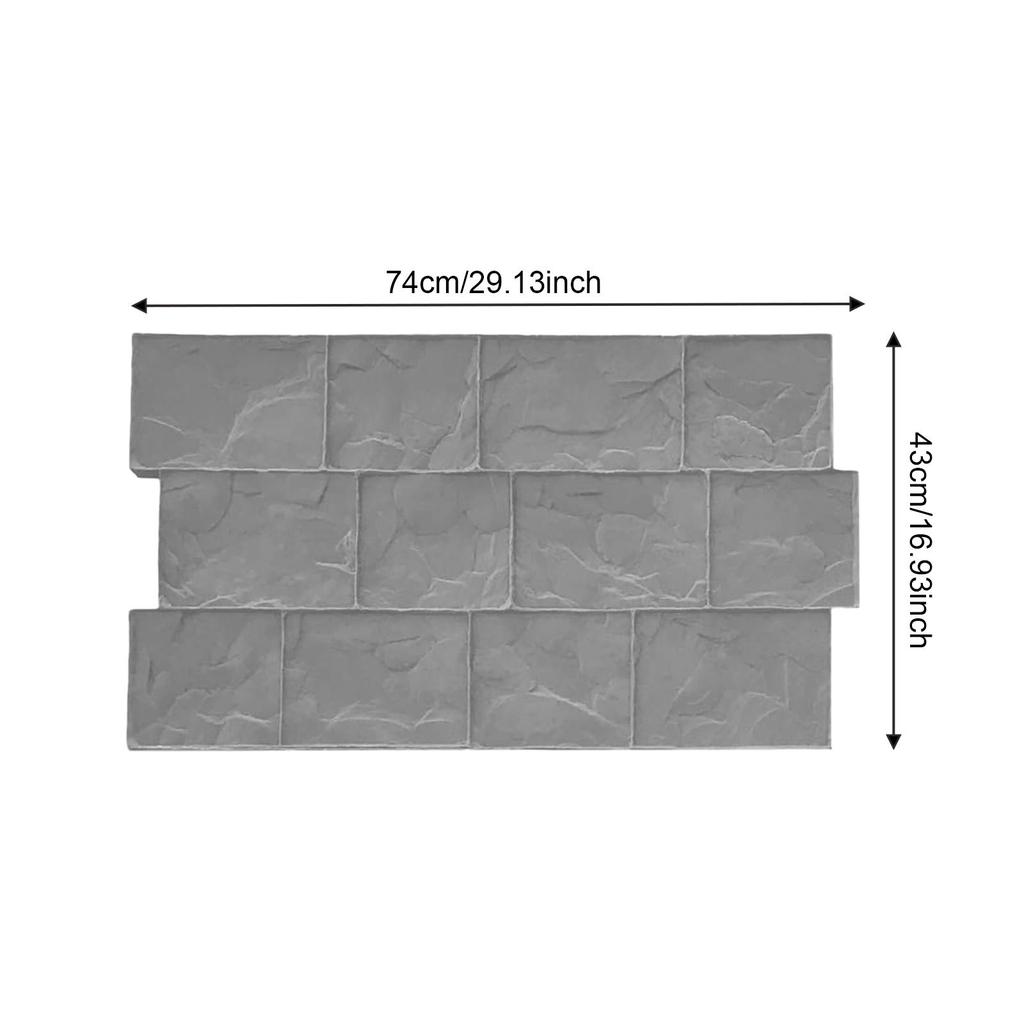 Concrete Stamp Mat 17x29inch DIY Supplies Paving Pattern Maker Stromatolite Concrete Mould for
