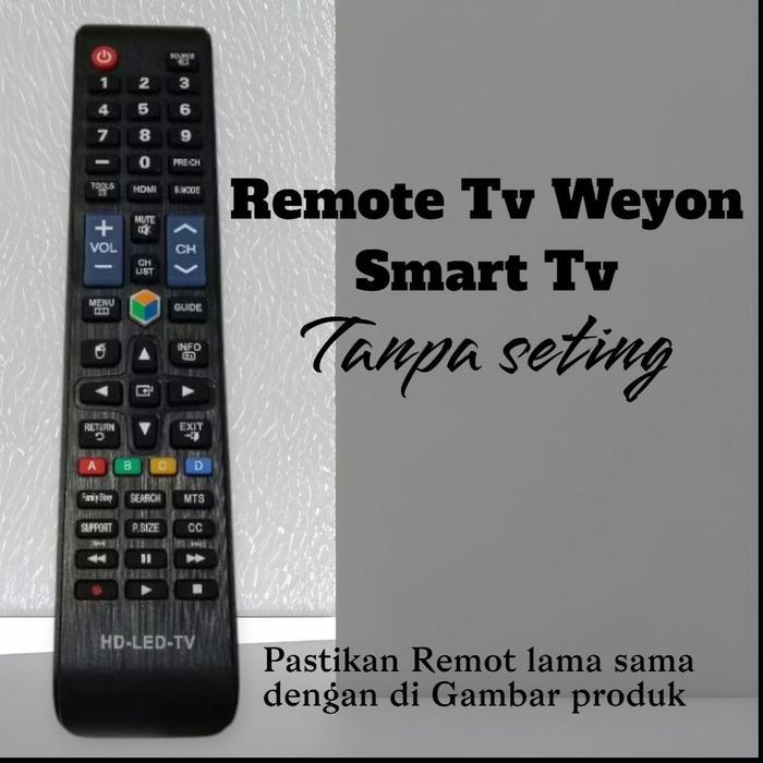 Remote Tv Weyon Smart Tv Tanpa Seting
