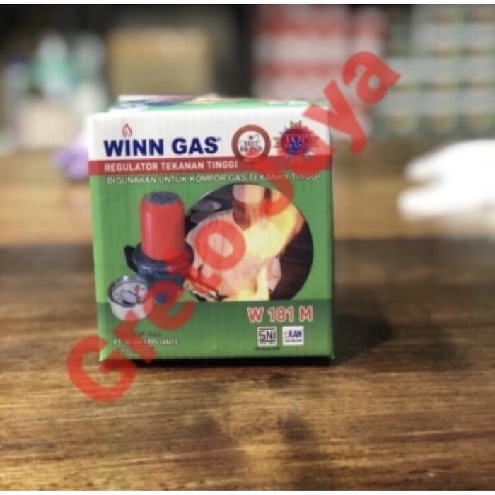 Regulator Gas Elpiji Tekanan Tinggi Lpg Kompor Jos + Meteran Elpi