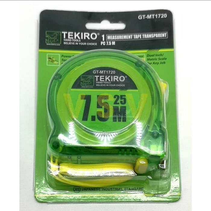 Alat Meteran Tukang Meteran TEKIRO 7.5 M / 7.5 Mtr / 7.5M / 7.5 Meter .