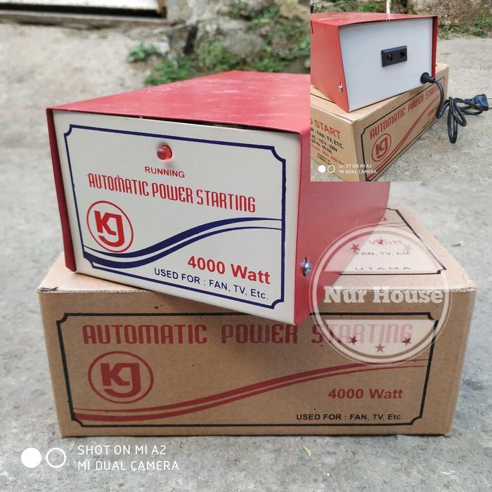 Stabilizer Anti Jeglek Penahan Listrik 4000 Watt Inverator Auto Start Pasti Promo