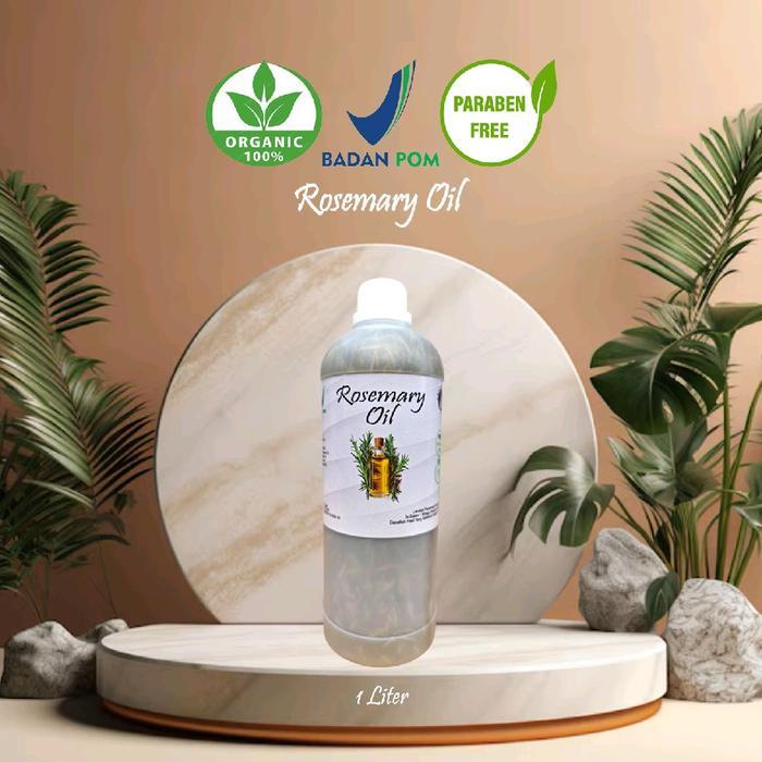Rosemary Hair Oil 100% Pure Organic Cosmetic Grade 1 Liter Haircare