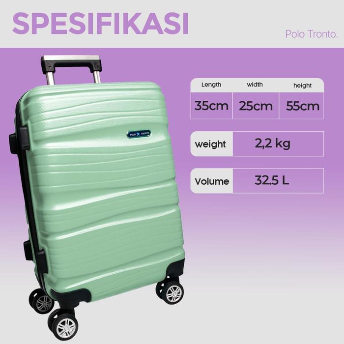 "New" koper 20 inch koper fiber pria wanita koper size kabin cabin koper murah koper kabin
