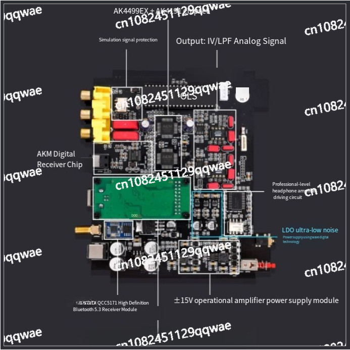 SU10 HIEND AK4499EX AK4493S DAC decoder hifi fever bluetooth 5.3