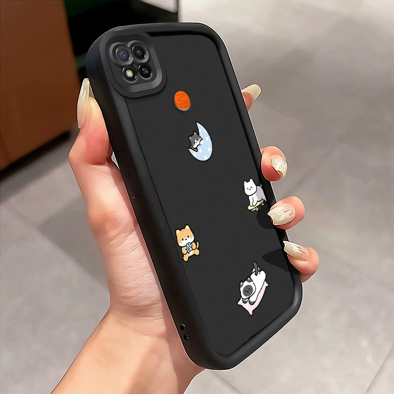 Casing Hp Xiaomi Redmi 9C Redmi 9C NFC Redmi 10A POCO C31 Case Jadwal kegiatan kucing Kasing silikon