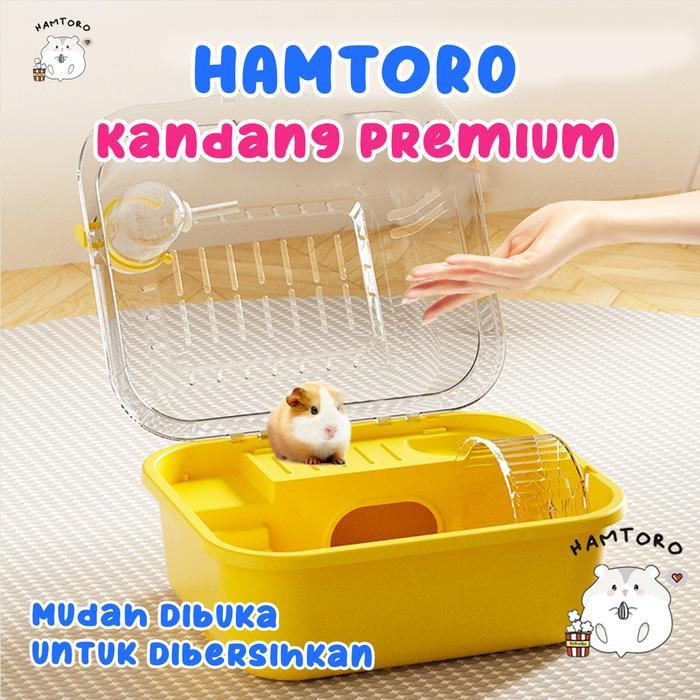 Hamtoro / Kandang Hamster Besar 1 Set / Travel Cage / Rumah Hamster / Kincir Hamster