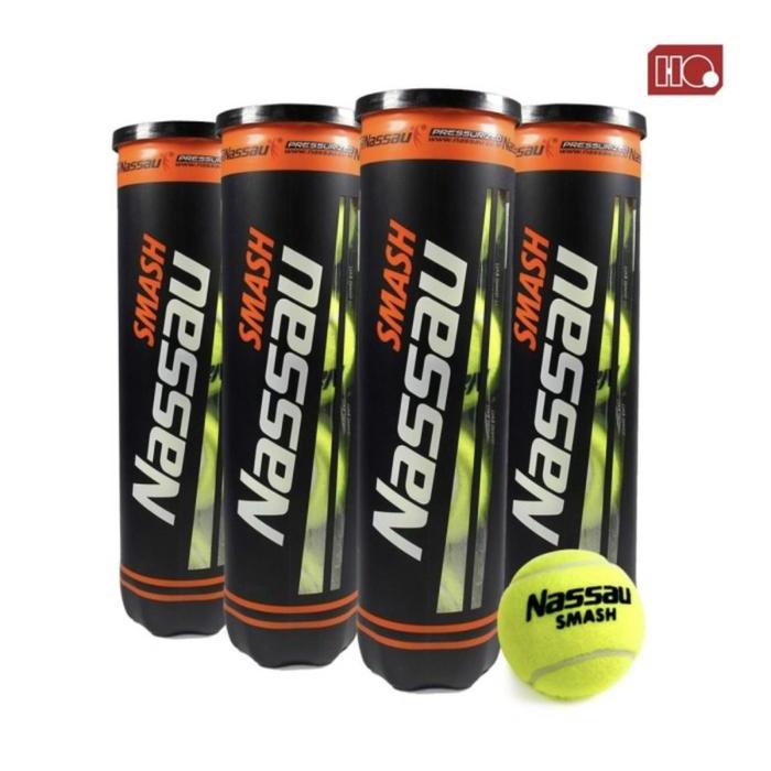 Bola Tenis TENNIS NASSAU SMASH (NASSAU SMASH) isi 4 ORIGINAL