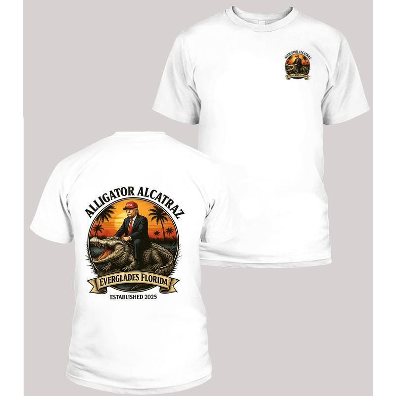 Alligator Alcatraz Shirt, Everglades Florida Parody Tee, Trending Graphic Tee