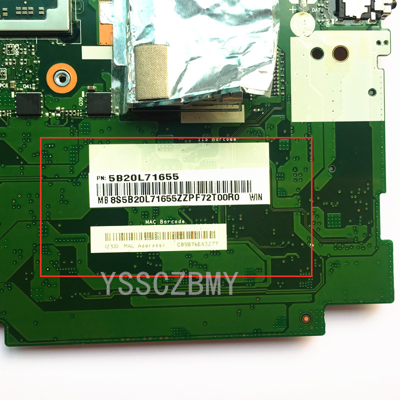 5B20L71655 For Lenovo 310-15ABR Laptop Motherboard NM-A741 NMA741 motherboard with CPU A12-9700P +