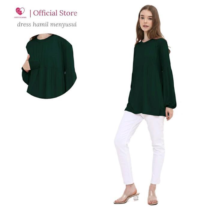 Baju Hamil / Baju Menyusui / Baju Hamil Kerja / Muslimah / Kamila Pink Terbaru