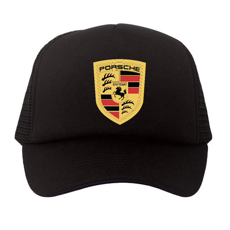 Topi Trucker Porsche kuda logo