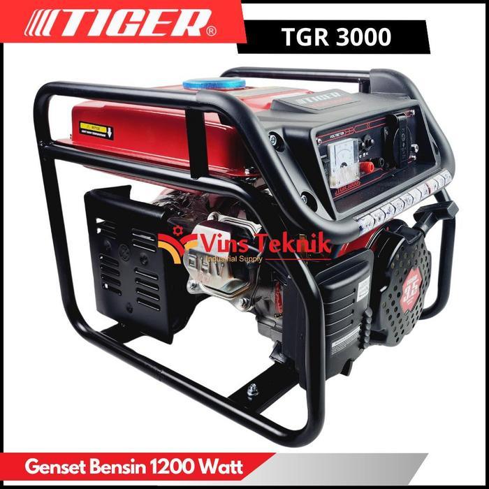 Tiger Tgr3000 Genarator Set Genset 4Tak Genset Bensin 1200Watt