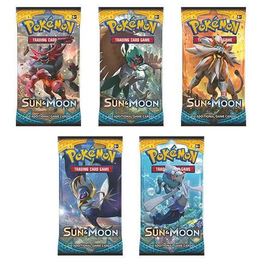 Kartu Pokemon Booster Pack Sun And Moon Original
