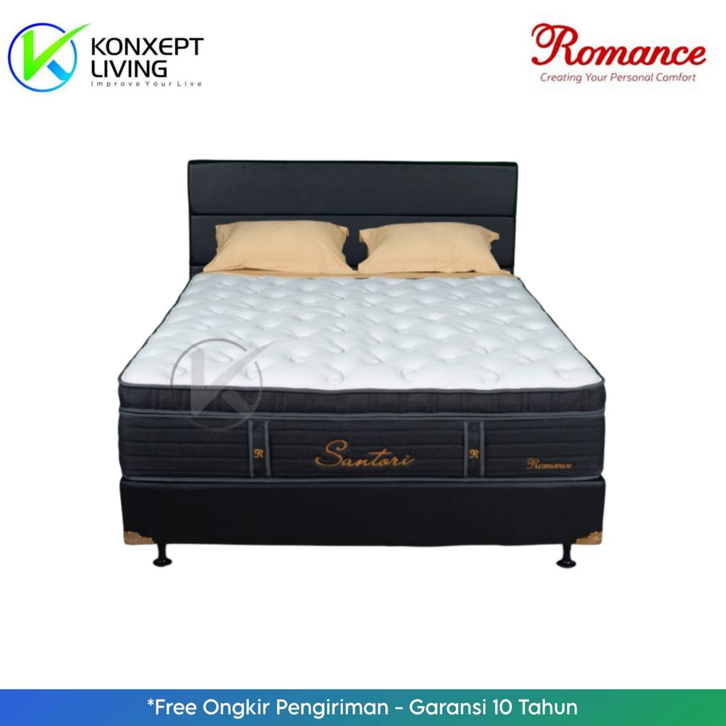Romance Springbed Santori Sandaran Tomini Ukuran 120x200 Fullset