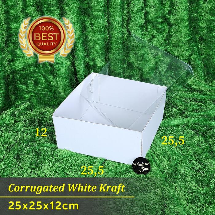 BOX MIKA - DUS KUE - KOTAK - KARDUS 25x25x12 - WK