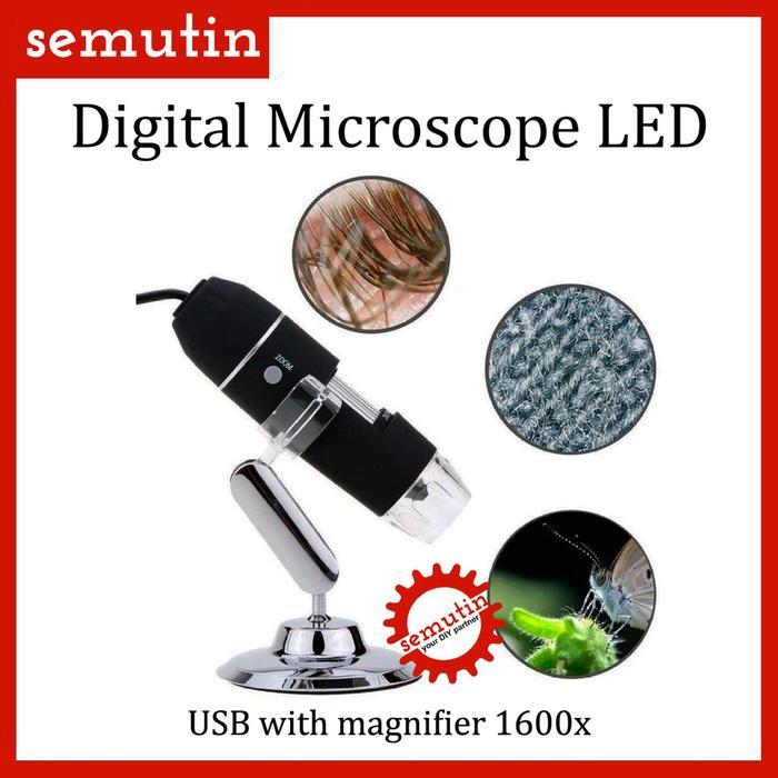 Termurah Mikroskop Digital Elektronik Led 1600X / Usb Microscope Dengan Bracket