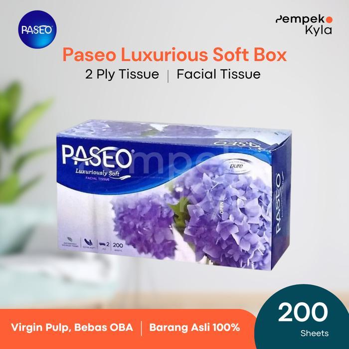 Tissue Paseo elegant facial box 200 sheets/Tisu wajah Paseo kotak 200s