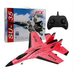 FX620 RC Foam Aircraft SU-35 Plane 2.4G Remote Control Fighter- Plane Glider Airplane Foam Boys Toys