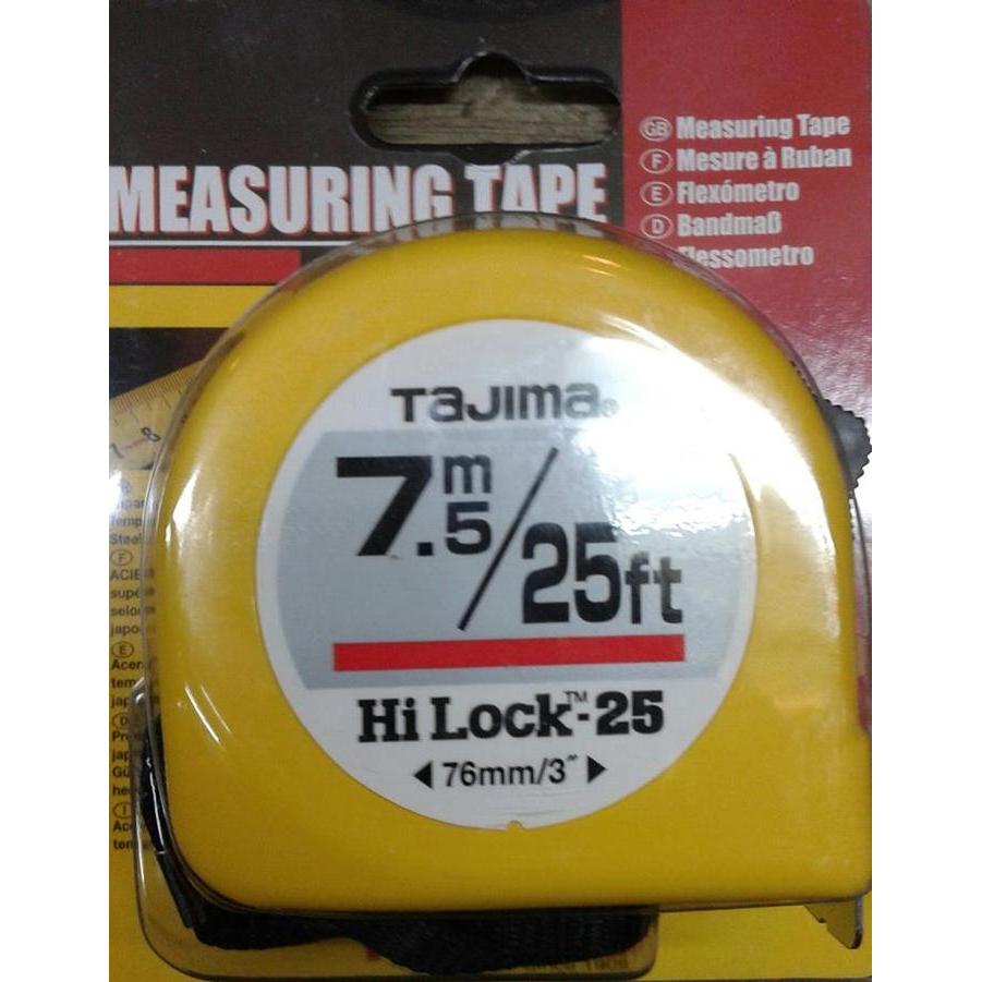Meteran Tajima 7,5 Meter / Measuring Tape Tajima