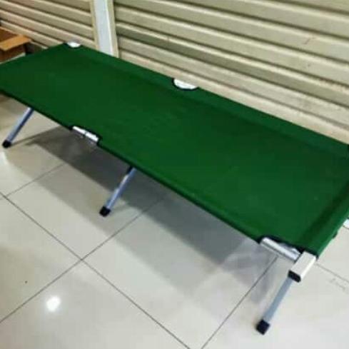 Jual Velbed alminum tempat tidur lipat outdoor TNI polri