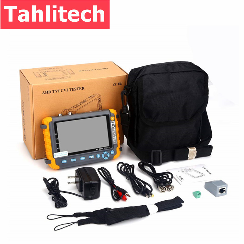 Mini CCTV Tester for AHD/CVI/TVI Camera Test Monitor 5inch with HDMI VGA Input CFTV CCTV  Monitor Te