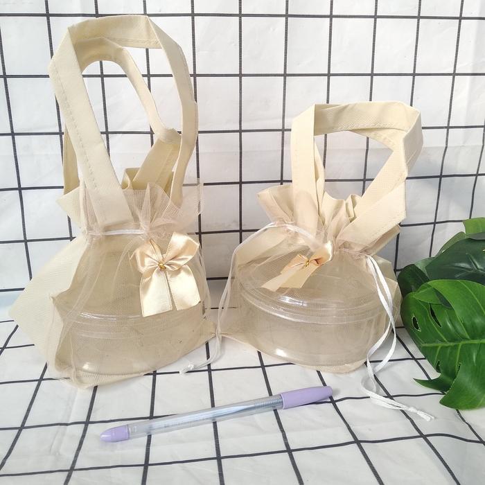 Tas Spunbond Tile Toples 1S 250gr Hampers Bingkisan Kue Kering Murah