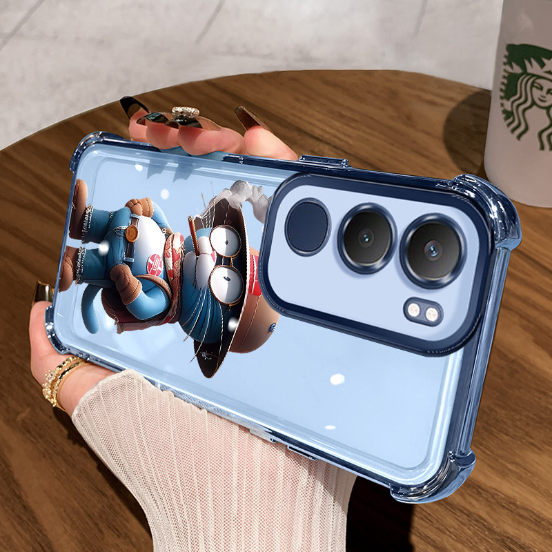 Casing Hp untuk VIVO Y19s Y29 5G Case Casing Merokok Anime pola Cesing HP Kesing empat Anti Drop sud