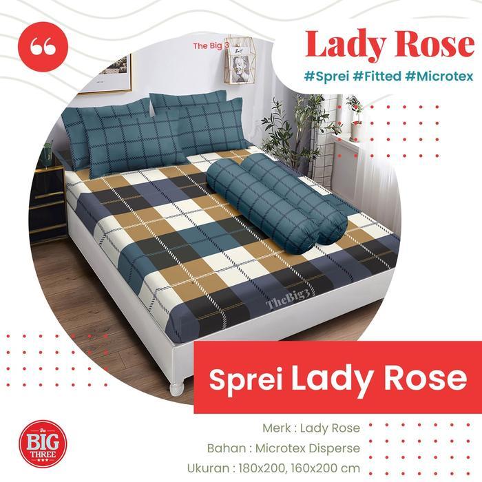 Lady Rose Sprei 180x200 / 160x200 motif Aldo Felix Alex Manda Martin