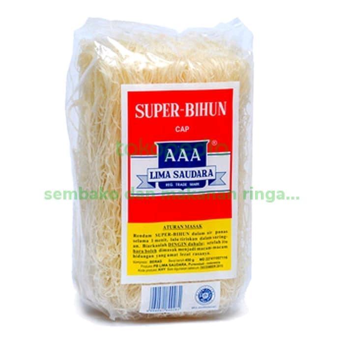 super bihun AAA lima saudara 450 gr bihun beras