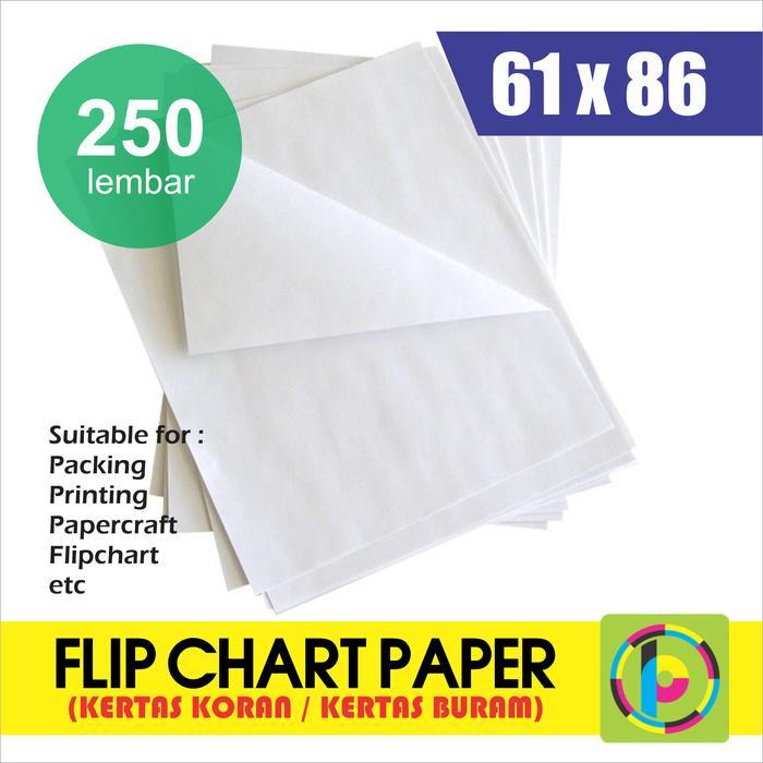 Flip Chart Paper / Kertas Koran Uk. 61 X 86 Cm