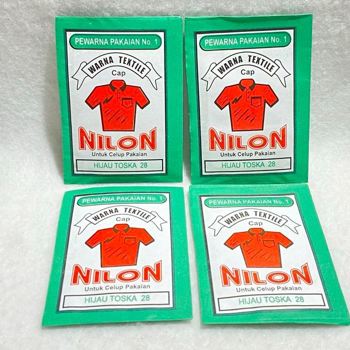 WANTEX / PEWARNA KAIN / PEWARNA PAKAIAN HIJAU TOSKA NO.28 / 1 PCS