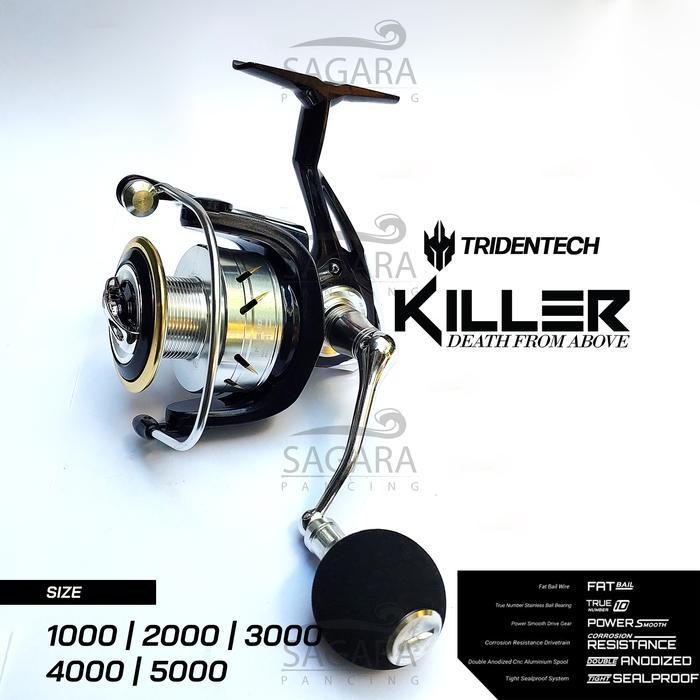 Reel Tridentech Killer FW Reel Pancing Spinning Power Handle