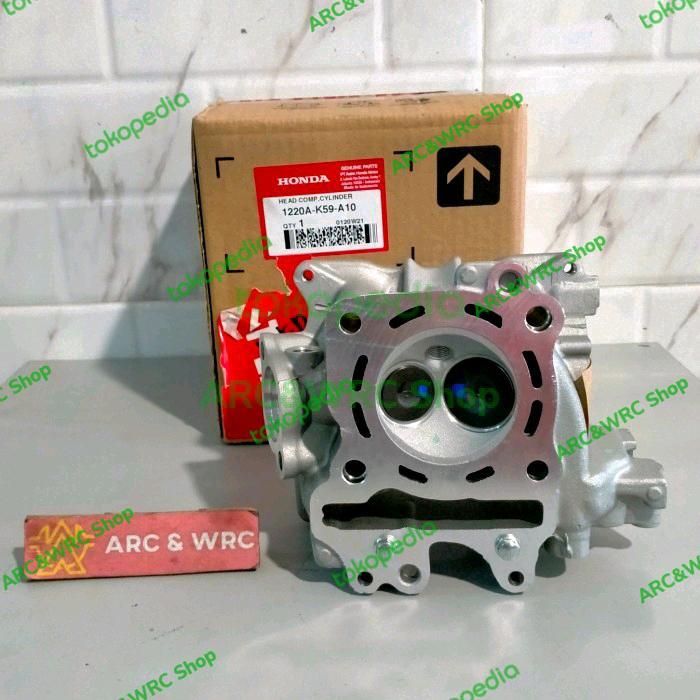 Blok Head Hed Silinder Cylinder Comp Com Honda Vario 150 Esp // 1220Ak59A10