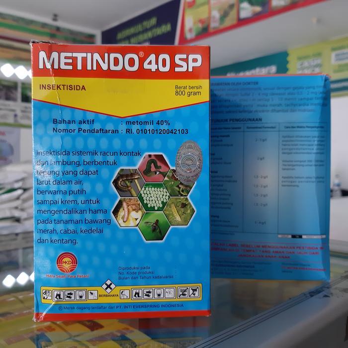 Argotech_ Metindo 40Sp 800Gr Insektisida / Ovisida Pencegah Dan Pembasmi Hama Ulat Pada Tanaman